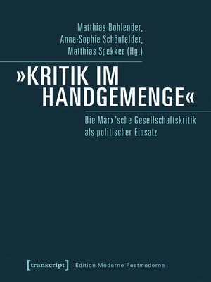 cover image of »Kritik im Handgemenge«